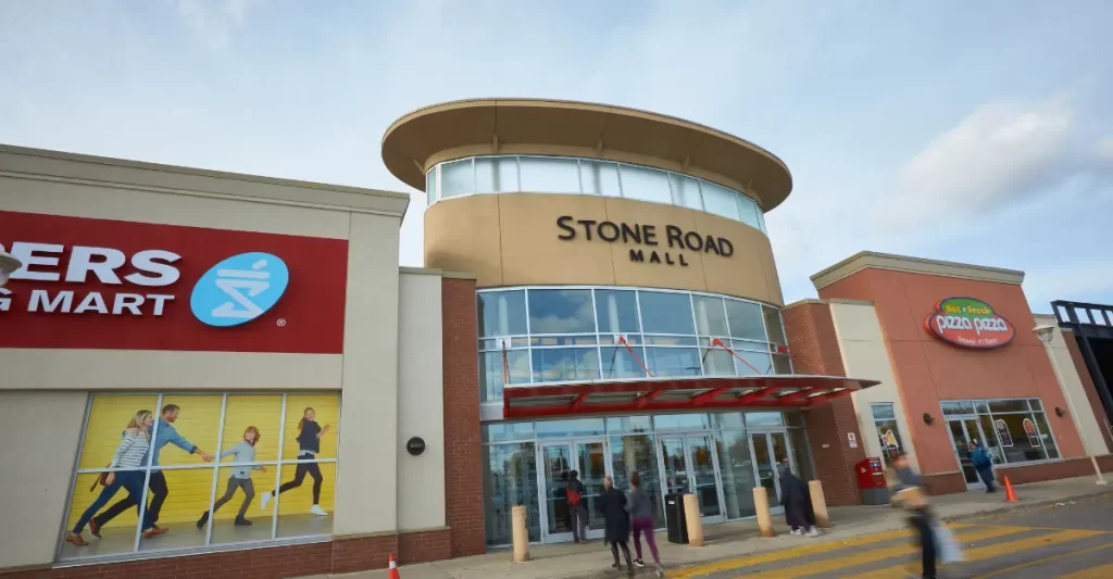 Stone mall road