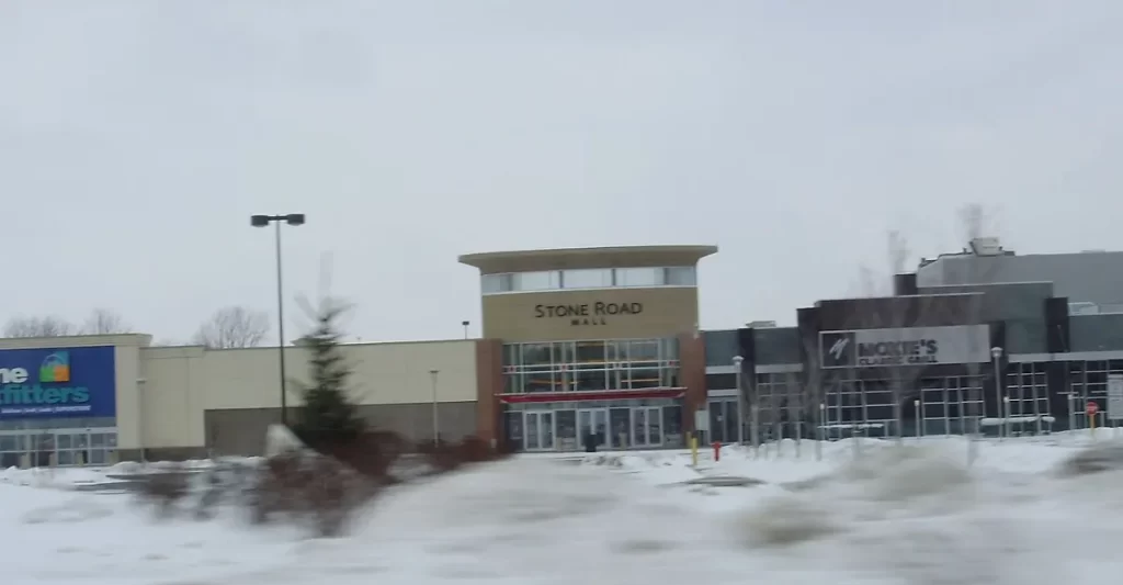Stone mall road
